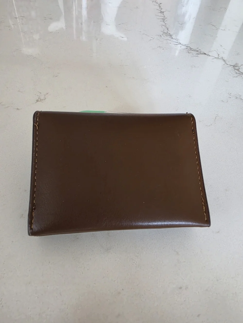 Faux Leather Turnlock Wallet 🤎 Accordion Wallet | Quiet Luxury Aesthetic